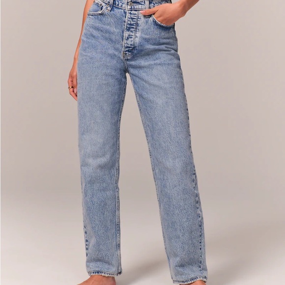 Abercrombie & Fitch Denim - Abercrombie Dad High Rise Jeans